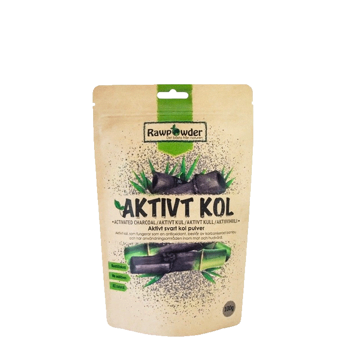 Aktivt Kol Pulver, 100 g
