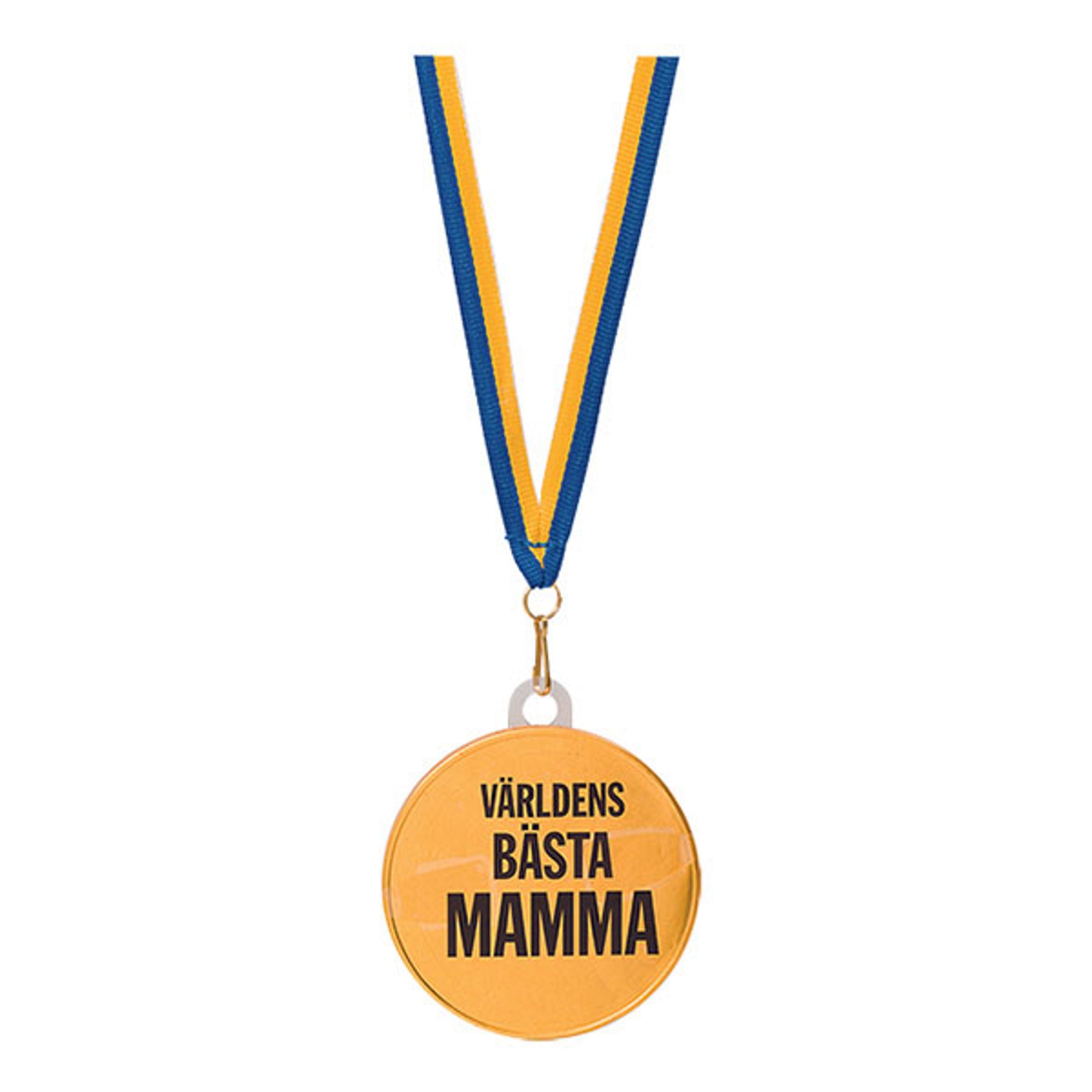 Chokladmedalj med Text - Världens Bästa Mamma