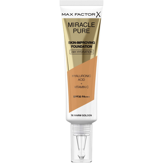 Max Factor Miracle Pure Skin-Improving Foundation 76 Warm Golden