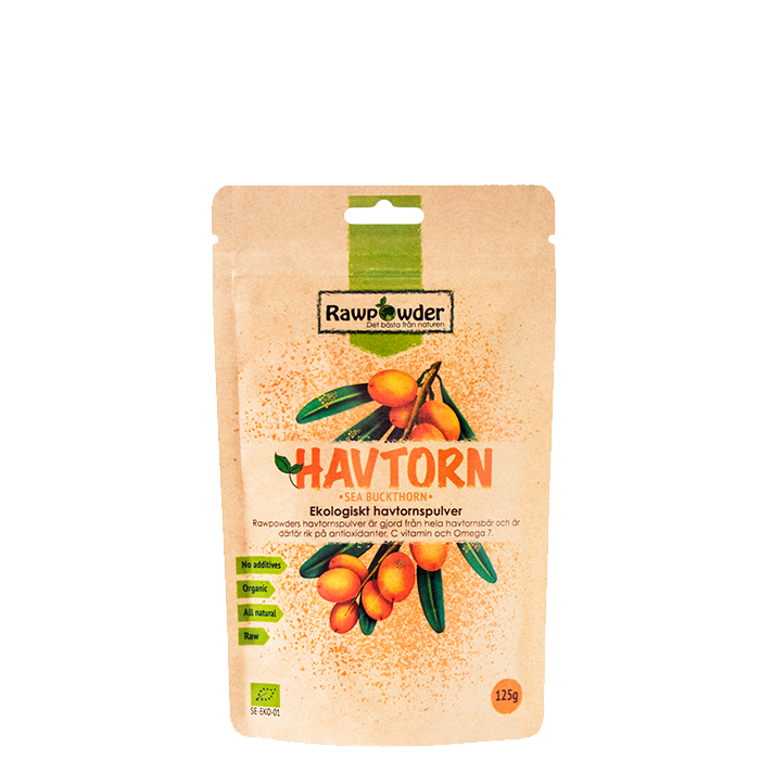 Havtornspulver EKO, 125 g