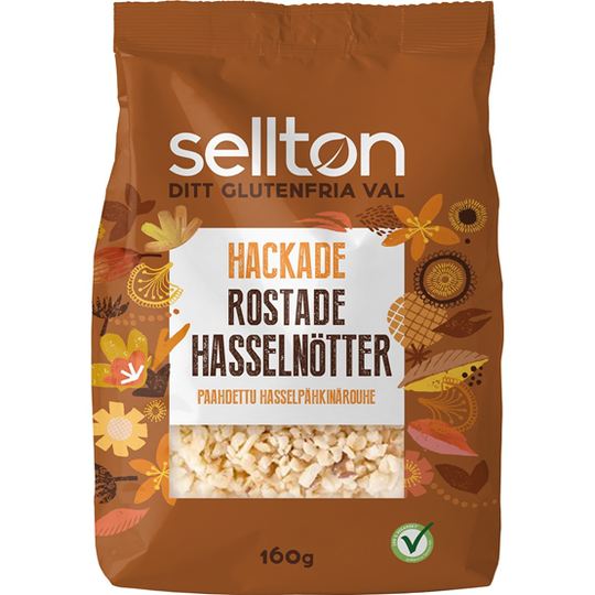 Sellton Hackade Rostade Hasselnötter 160 g