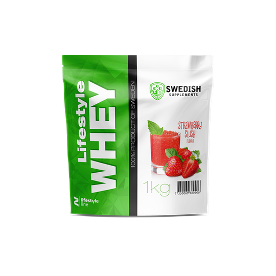 Swedish Supplements Lifestyle Whey Protein Strawberry Slush 1 kg