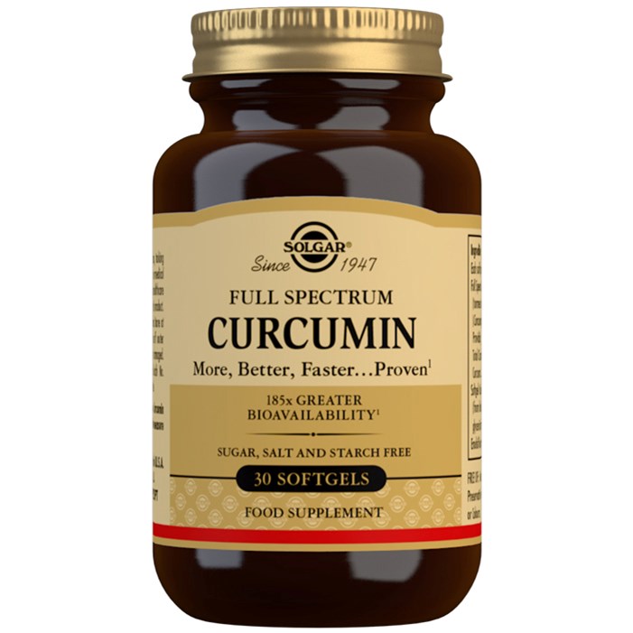 Solgar Full Spectrum Curcumin 185x Softgels 30 st