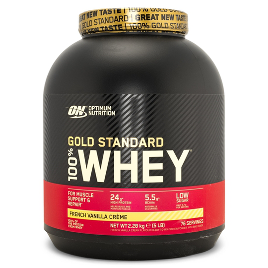 Optimum Nutrition 100% Whey Gold French Vanilla Creme 2,27kg
