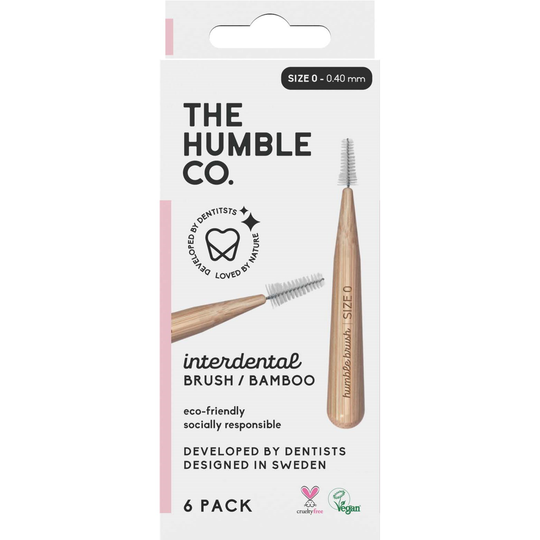 The Humble Co. Bamboo Interdental Brush Size 0 Purple