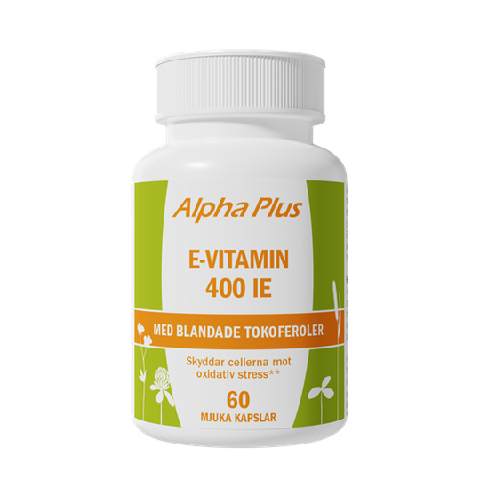 Alpha Plus E-vitamin 400 IE 60 kapslar