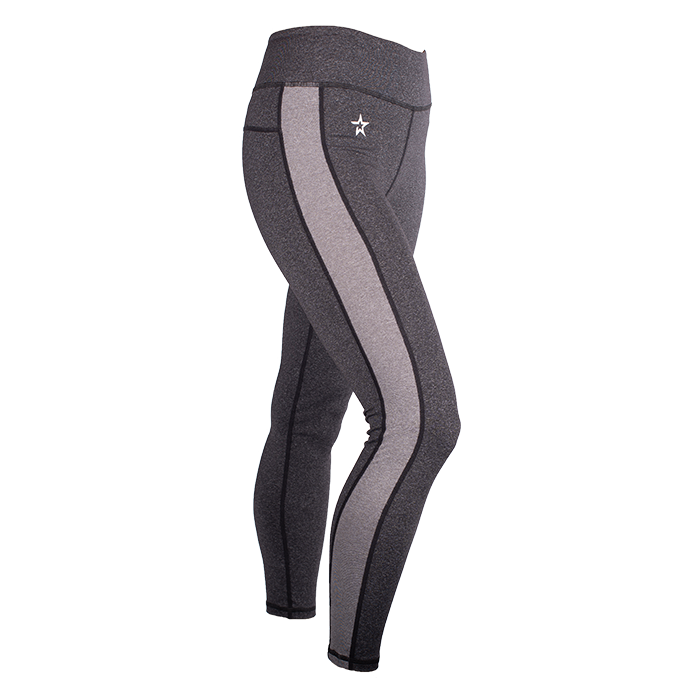Star Striped tights, Cheeky Charcoal