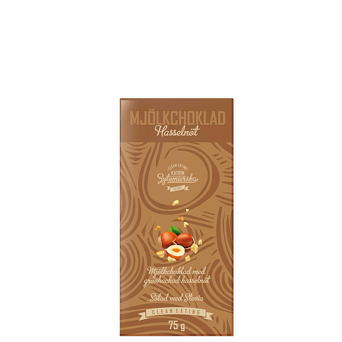 Mjölkchoklad Hasselnöt, 75 g
