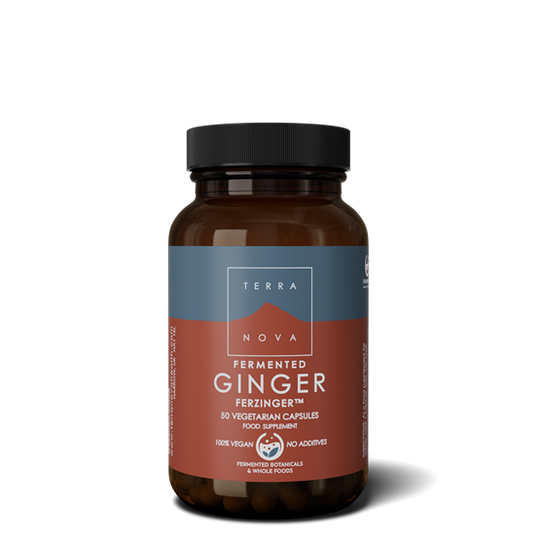 Terranova Fermented Ginger Ferzinger 250 mg 50 kapslar