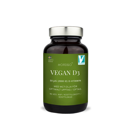 Nordbo Vegan D3 2000 IE 90 kapslar