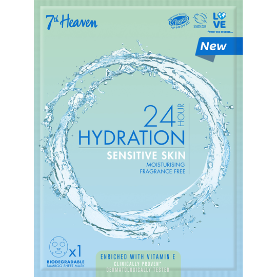 7th Heaven 24 Hour Hydration Sensitive Skin Sheet Mask
