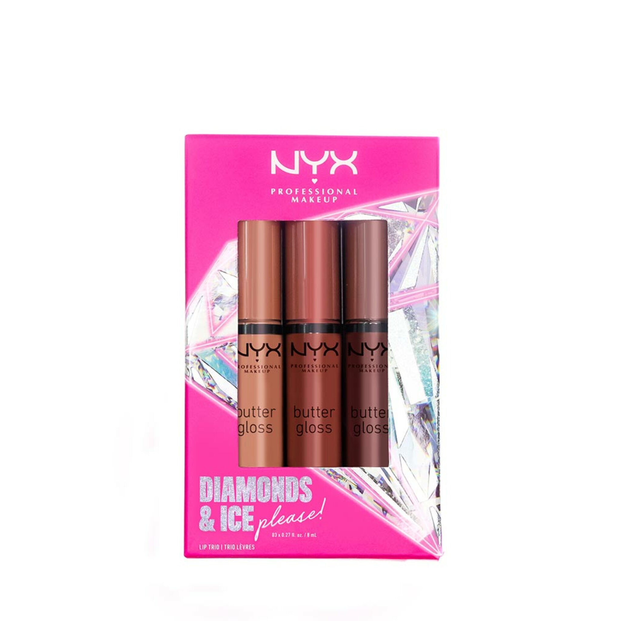 Diamonds & Ice Please! Butter Gloss Trio - 2 Madeleine, Praline, Gingern Snap, 1 ST