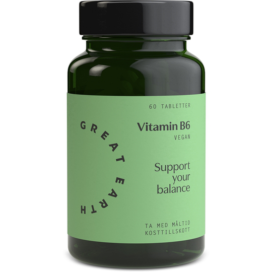 Great Earth Vitamin B6 23 mg 60 tabletter