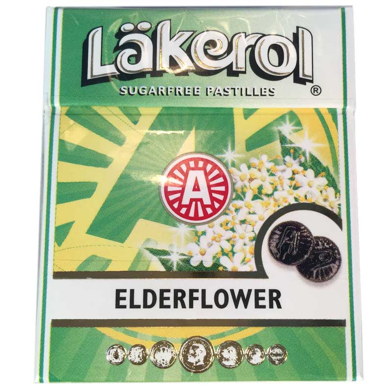 Läkerol Elderflower - 49% rabatt