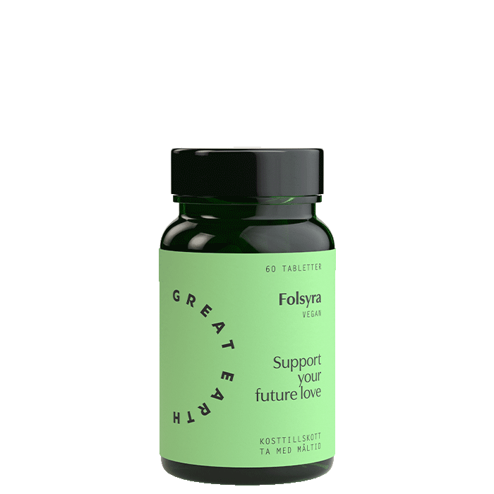 Folsyra 400 mcg, 60 tabletter