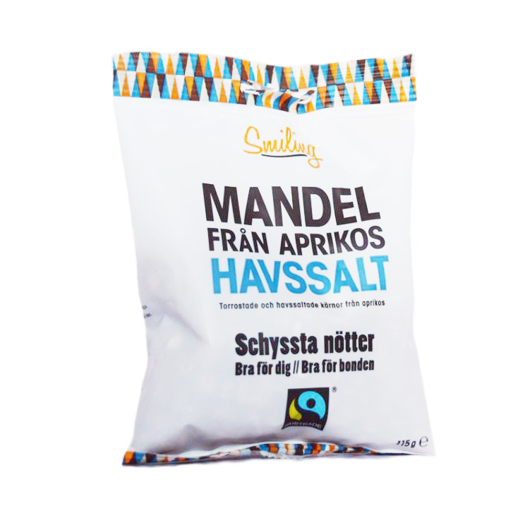 Aprikosmandlar Havssalt 115g - 28% rabatt