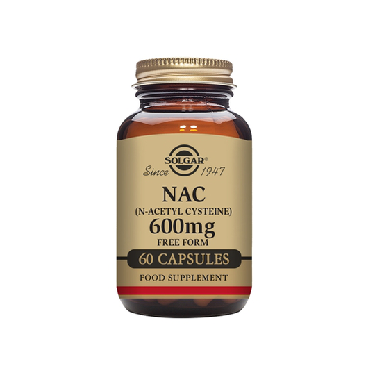 Solgar NAC (N-Acetyl L-Cysteine) 600 mg 60 kapslar