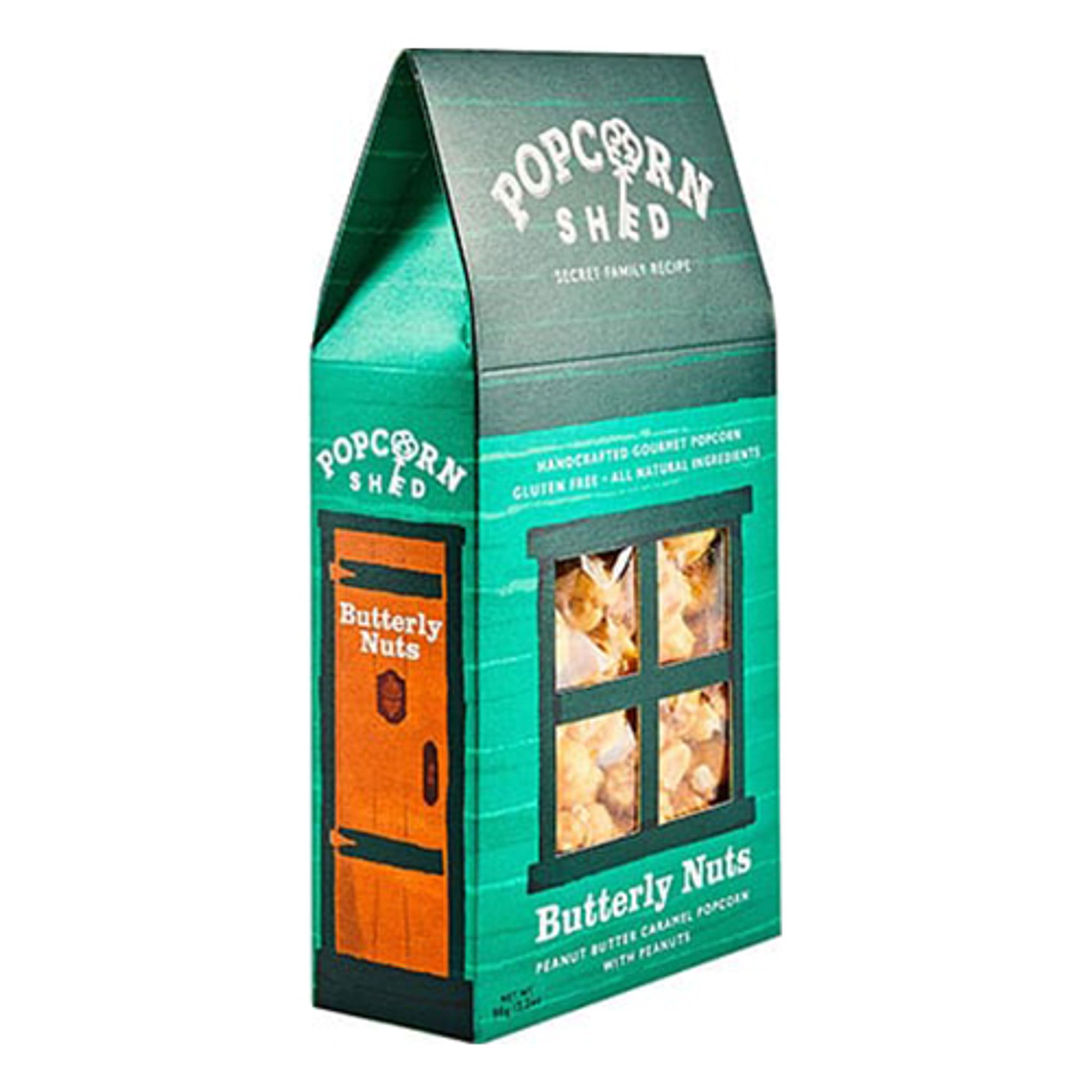 Pop Popcorn Jordnötssmör & Karamell - 80 gram