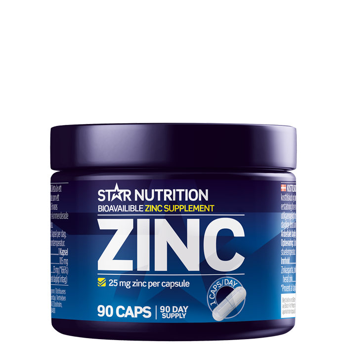 Zinc, 25 mg, 90 caps