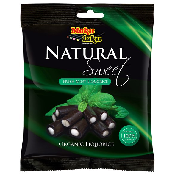 Makulaku Sötlakrits Mint, 80 g