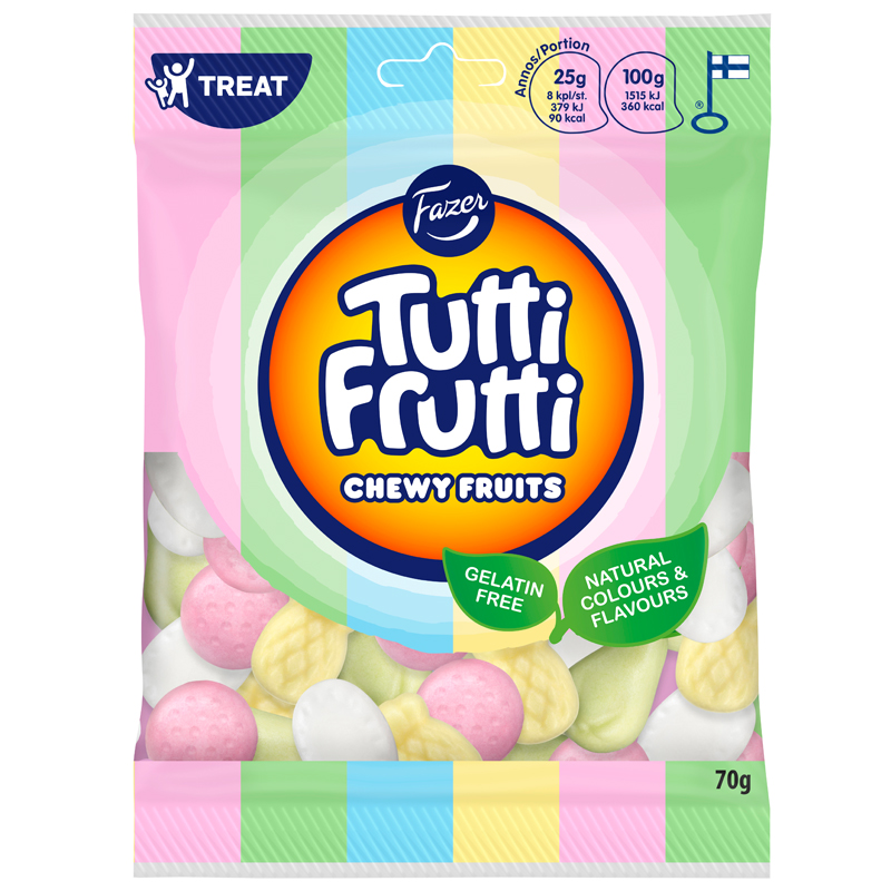 Tutti Frutti Chewy Fruits - 27% rabatt