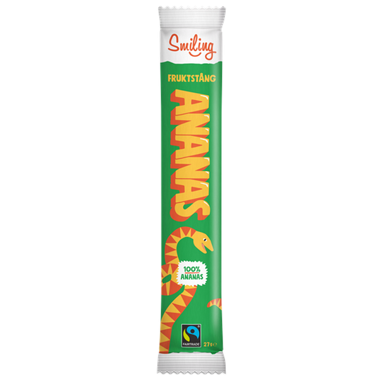 Smiling Fruktstång 100% Ananas 27 g