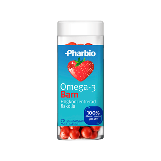 Pharbio Omega-3 Barn 70 kapslar
