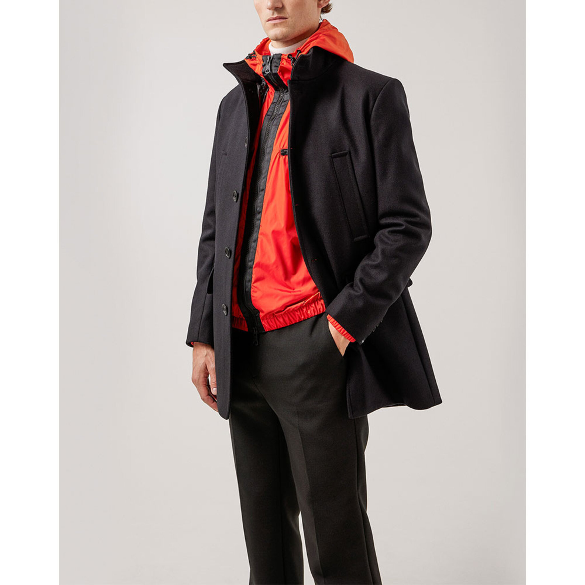 Kali Compact Melton coat
