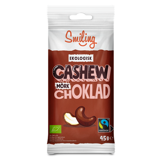 Smiling Cashew Mörk Choklad 45 g