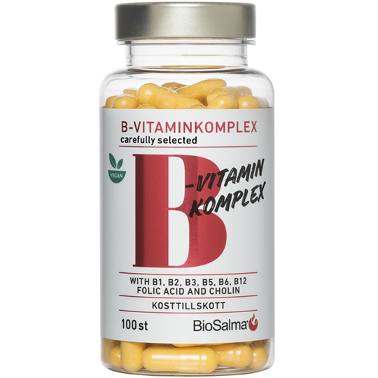 Biosalma B-vitaminkomplex Highly Efficient 100 tabletter