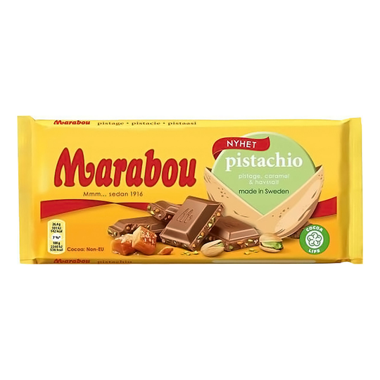 Marabou Pistachio - 185 gram