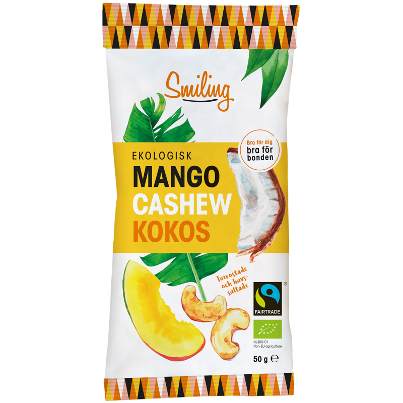 Eko Cashewnötter, Kokosnötter & Mango - 12% rabatt