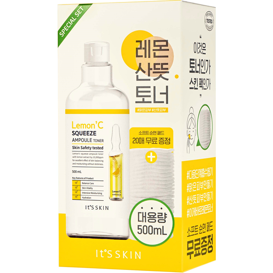 It'S SKIN Lemon C Squeeze Ampoule Toner Set 500 ml