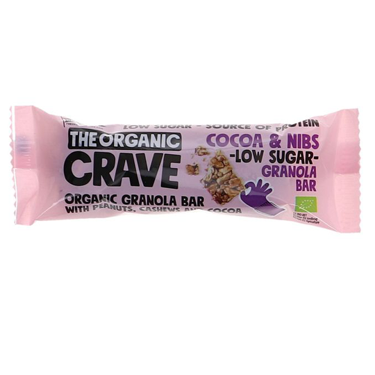 The Organic Crave Granolabars Kakao & Nibs