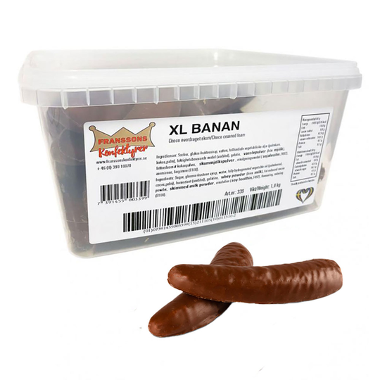 Chokladbananer XL Storpack - 1 kg