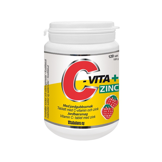 Vitabalans C-VITA + ZINK 50MG/15MG 120 tabletter