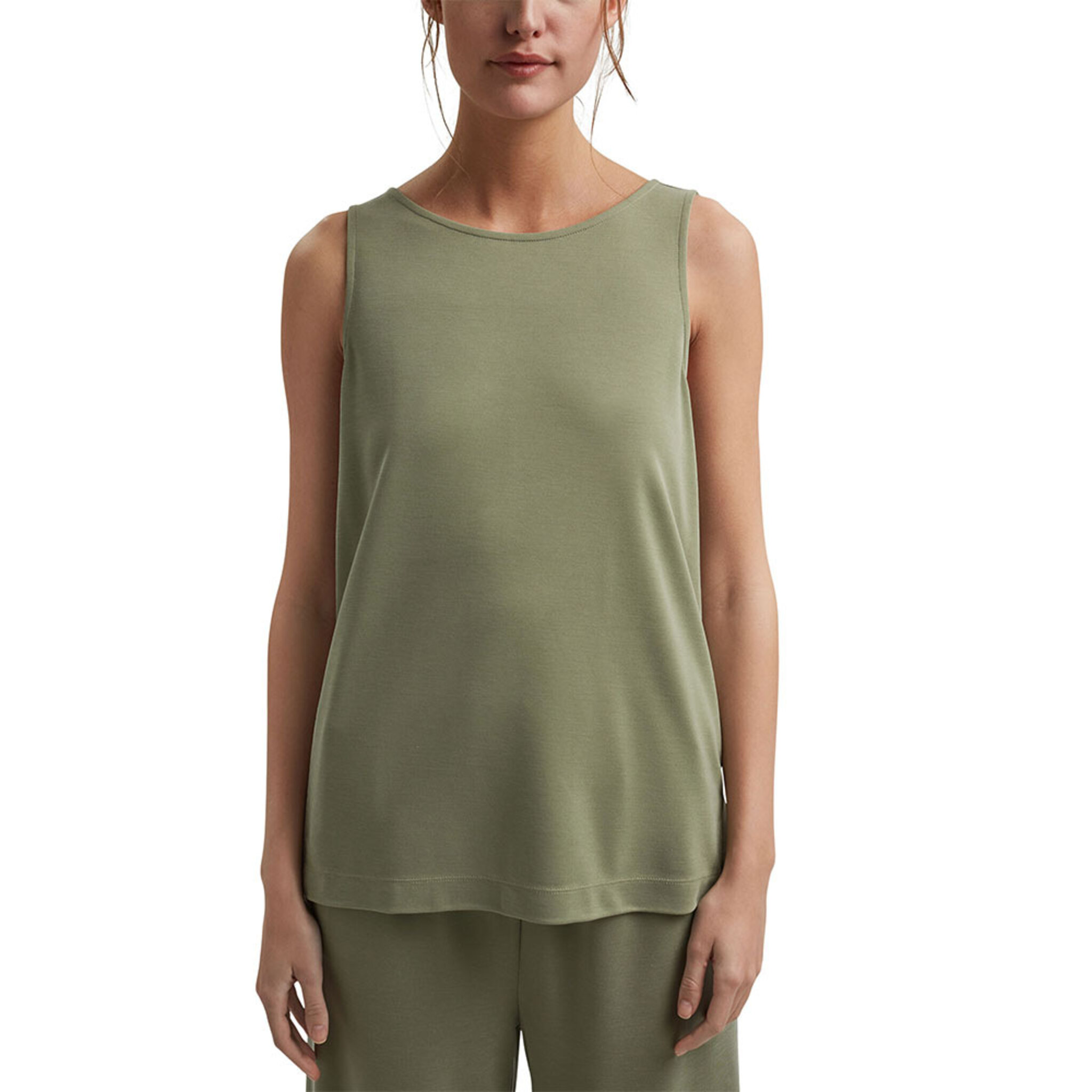 Med modal: ärmlös T-shirt