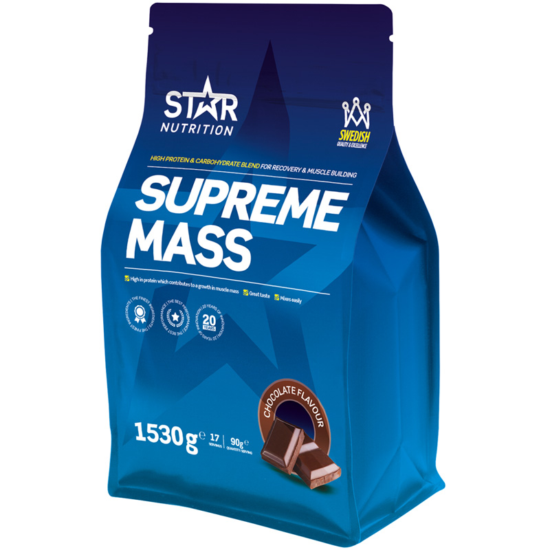 Proteinpulver "Supreme Mass Chocolate" 1530g - 51% rabatt