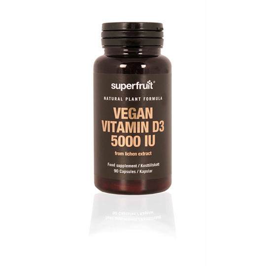 Superfruit Vegan Vitamin D3 5000 IE 90 kapslar
