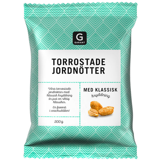 Garant Torrostade Jordnötter 200g
