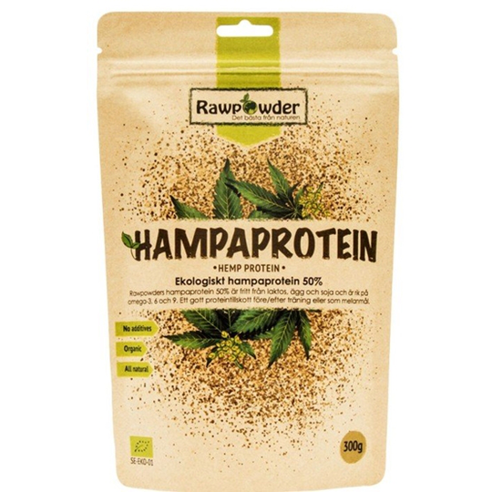 Rawpowder Hampa Protein 50% 300 g