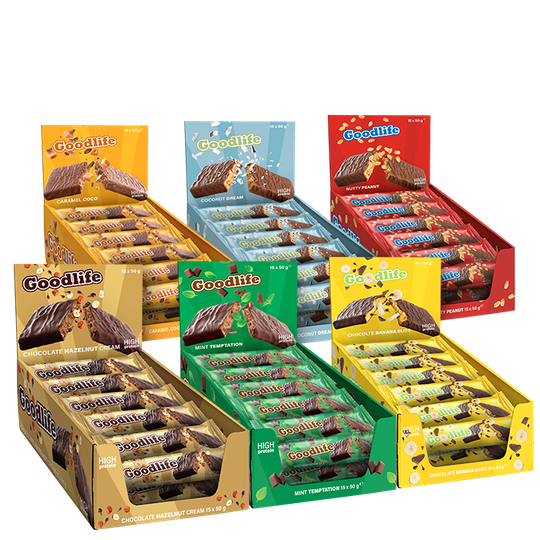 90 x Goodlife, 50 g BIG BUY, Proteinbars