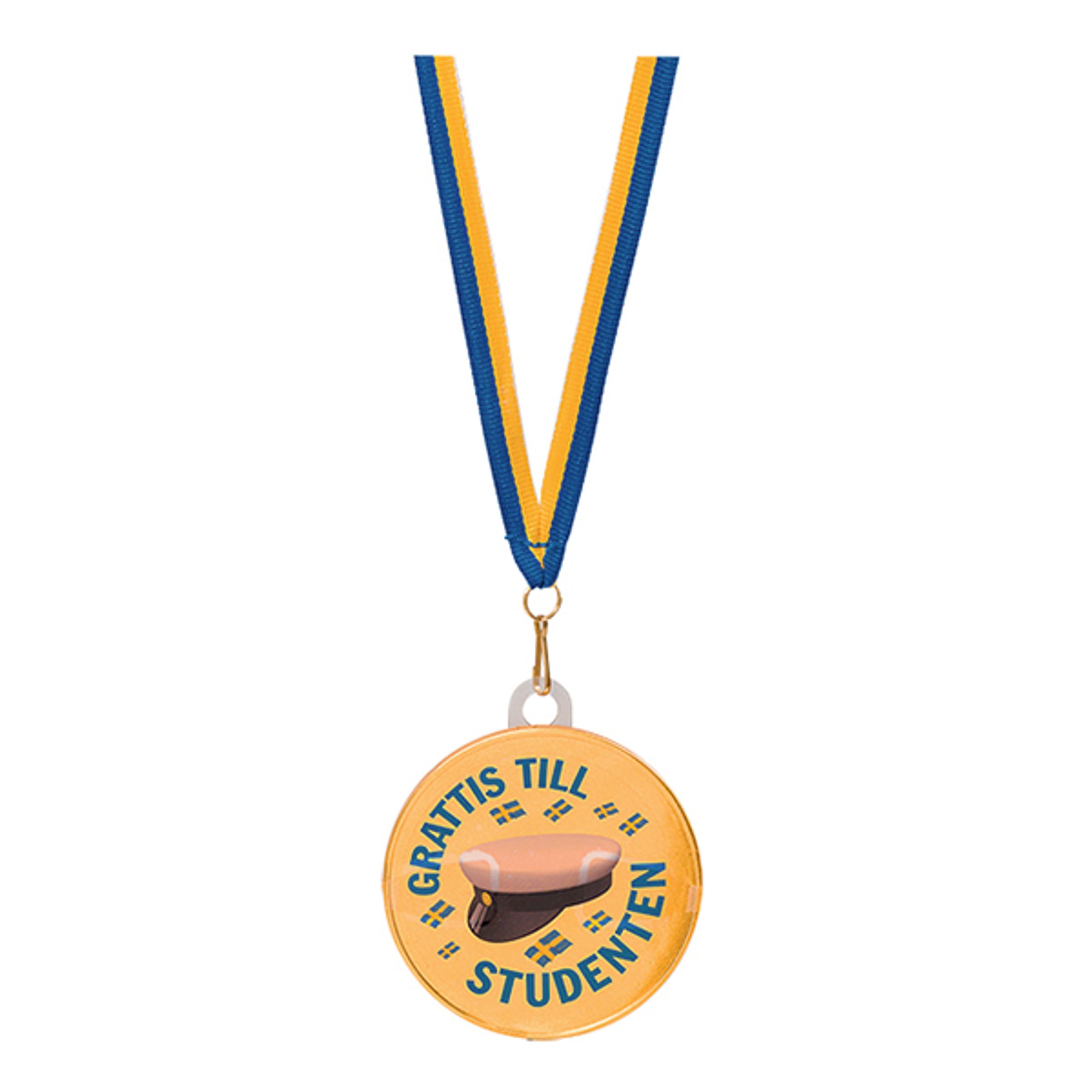 Chokladmedalj Grattis Till Studenten