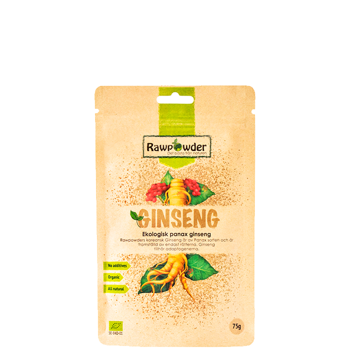 Ginseng Panax EKO, 75 g