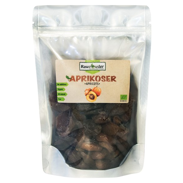 Rawpowder Ekologiska Aprikoser Soltorkade, 500 g