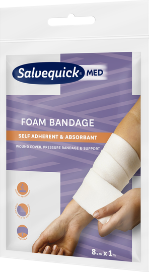 Salvequickmed Foam Bandage 1 st