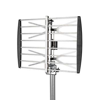 Nedis Utomhusantenn | UHF | Mottagningsområde: -50 km | LTE700 | Förstärkning: 8 dB | 75 Ohm | Antenn längd: 407 mm | ABS / Aluminium