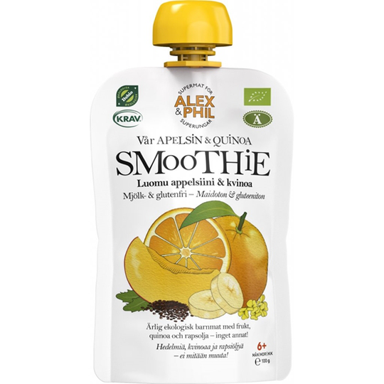 AlexΦl Ekologiska Apelsin- & Quinoa Smoothie 5-pack