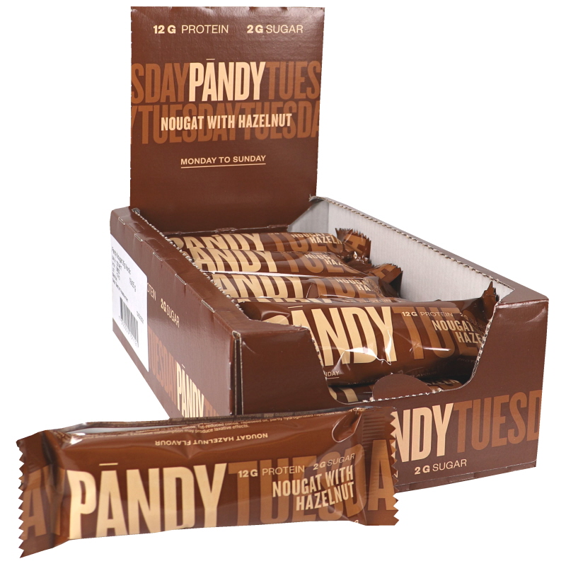 Proteinbars Nougat & Hasselnöt 18-pack - 29% rabatt
