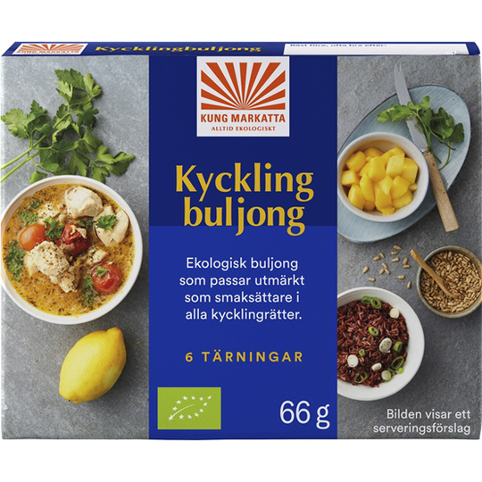 Kung Markatta Kycklingbuljongtärning EKO 6 st